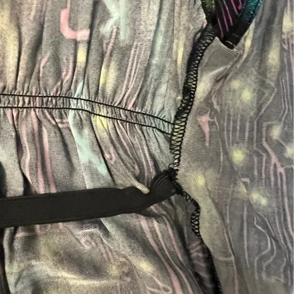 Alexander McQueen Black Multicolor Blouse size XL - Picture 10 of 11